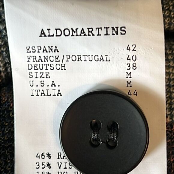 Aldo Martins Gap Printed Double Breasted Vest Size M - Picture 12 of 13